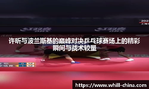许昕与波兰斯基的巅峰对决乒乓球赛场上的精彩瞬间与战术较量